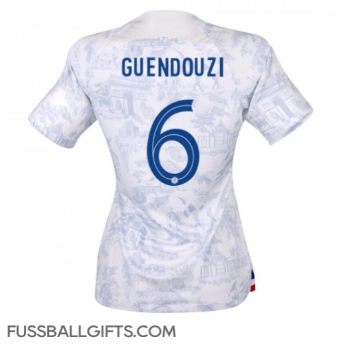 Frankreich Matteo Guendouzi #6 Fußballbekleidung Auswärtstrikot Damen WM 2022 Kurzarm